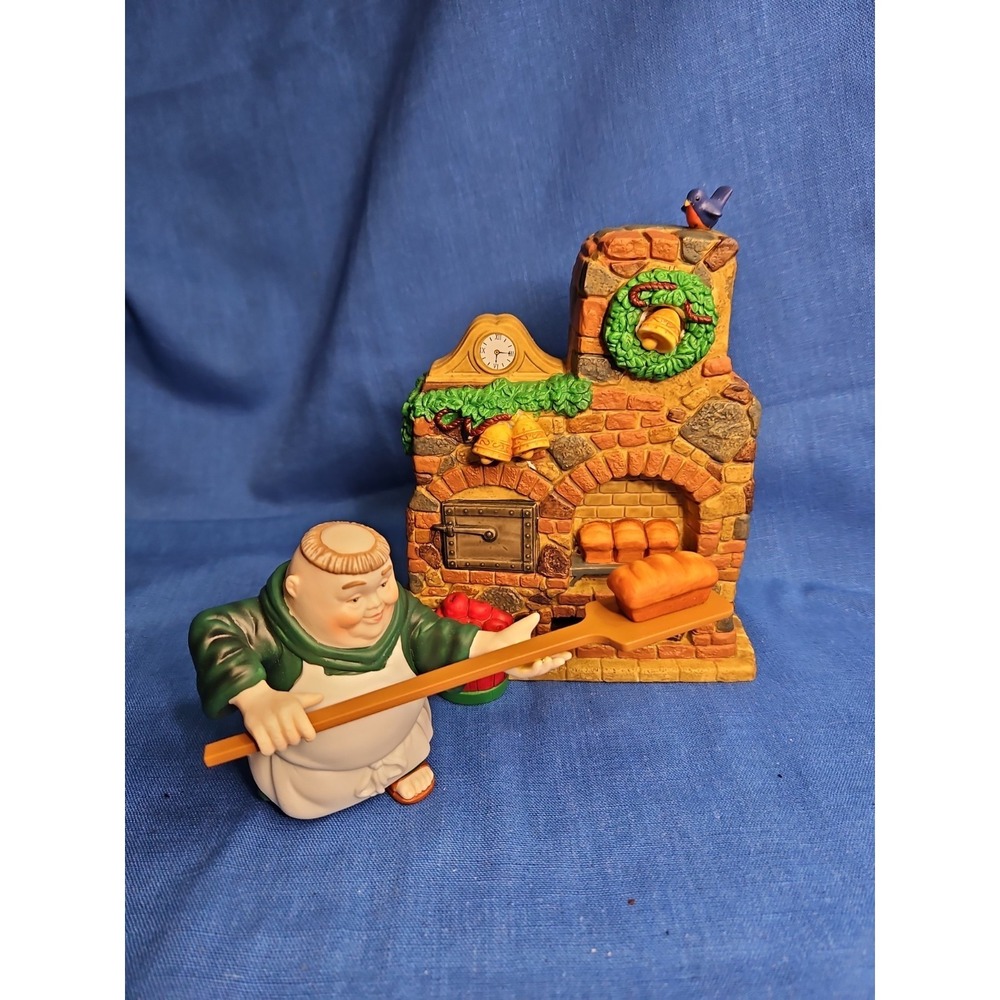 Dept. 56 Christmas Merry Makers Otto The Ovenman At Oven Breadmaker 46-539E